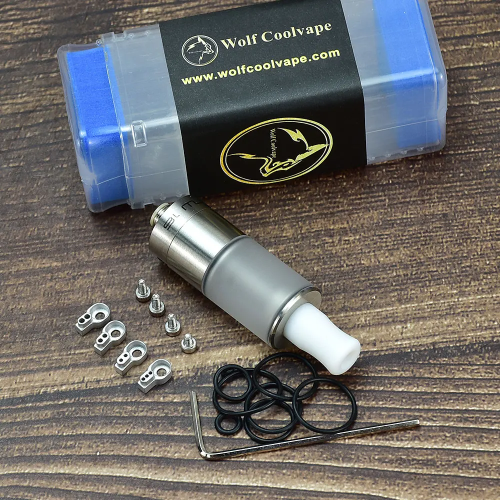 Dvarw 16 هيئة الطرق والمواصلات MTL خزان واحد لفائف هيئة الطرق والمواصلات مع AFC 16 مللي متر 2 مللي 316SS Vape هيئة الطرق والمواصلات قابلة لإعادة البناء رذاذ VS فلاش e بخار Vs المزدوج هيئة الطرق والمواصلات الصغيرة