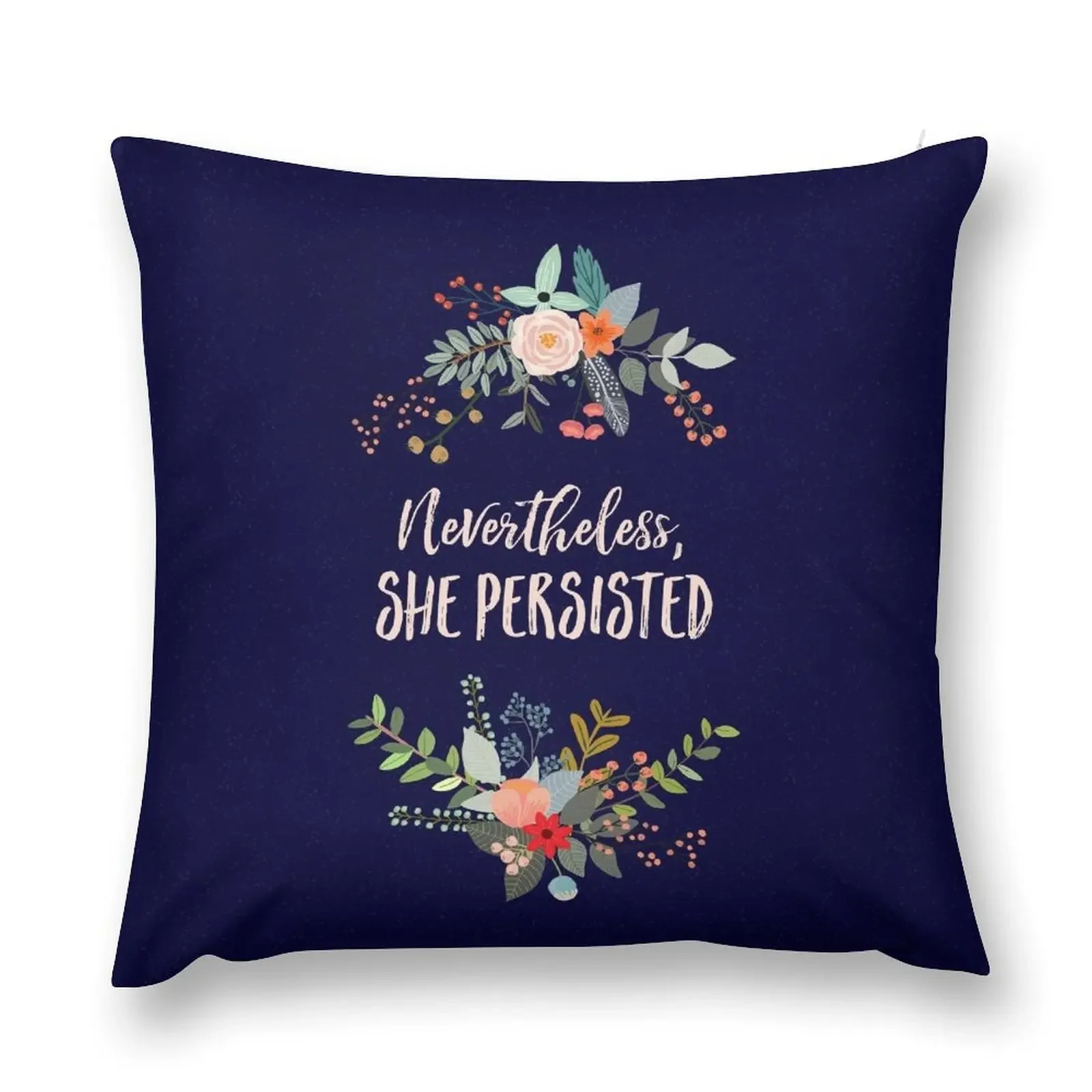 Nevertheless, She Persisted Throw Pillow Pillow Covers Decorative Christmas Throw Pillows Covers pillow