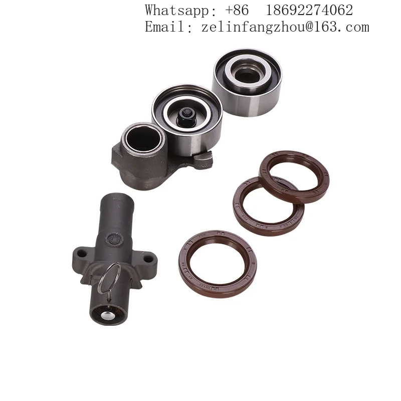 Timing Belt Kit with Water Pump Tensioner For Honda 2.4L K24 Accord CR-V 2003-2007 OEM Replacement view 4