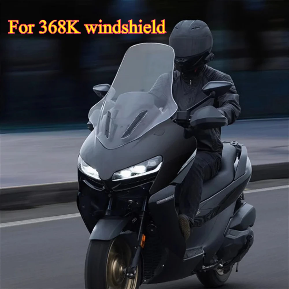 

Motorcycle Windshield Aftermarket Windshield Raised with Spoiler For ZONTES 368K 368K 368-k Rain Deflector Accessories