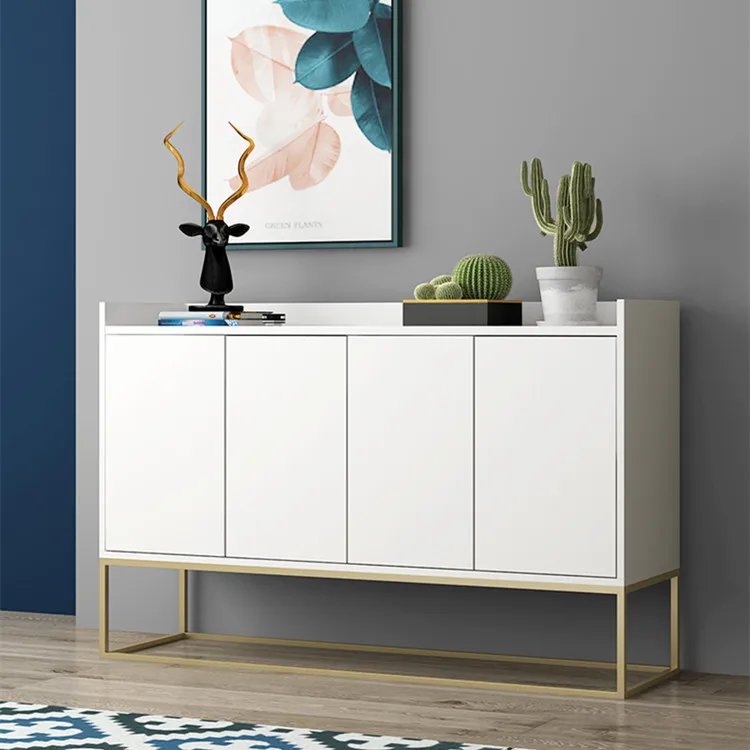 Nordic Style Four-Drawer Cabinet Light Luxury Wall-Mounted Sideboard for Small Apartment Entrance Simple Chest Living Roompromot