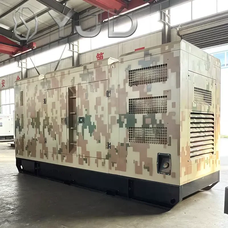 Silent Open Frame Trailer Generator Set Remote Start Auto Start ATS 200KW 250kVA Water Cooled 50/60Hz