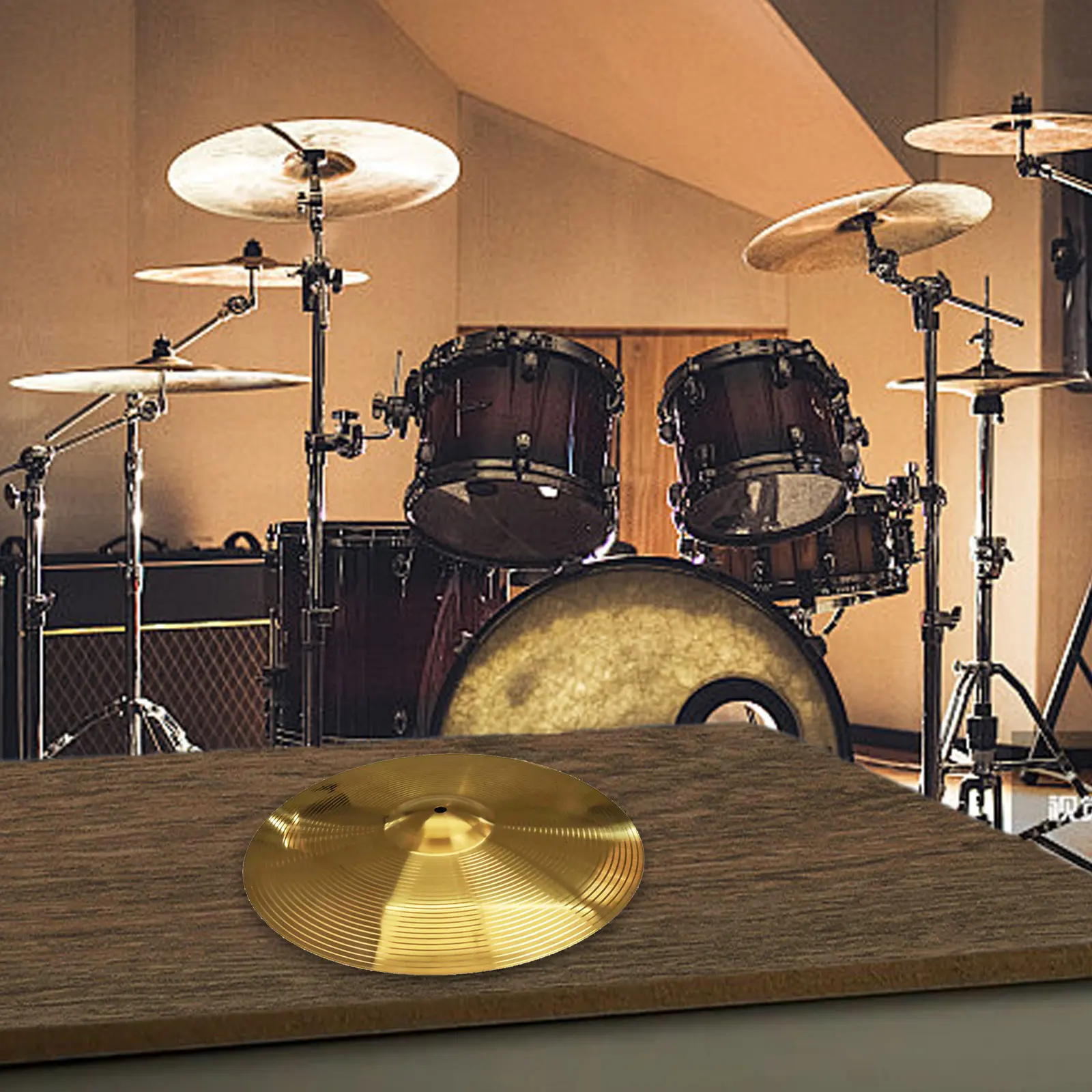 Tools Cymbals Musical Crash Drum Hi-Hat High-performance Percussion Shiny Splash Versatile Entertainment Practical