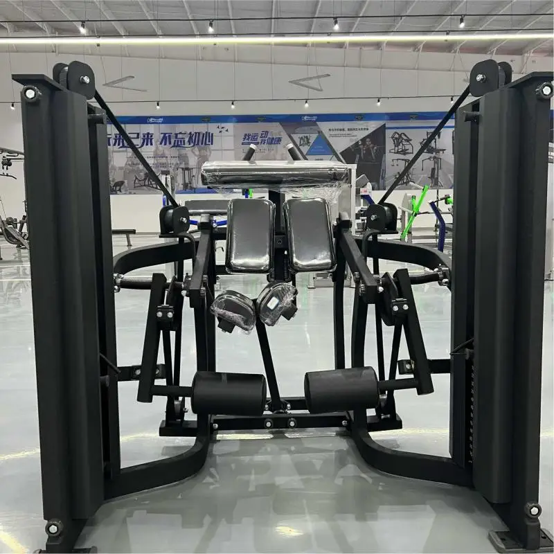Coofull Pin Loaded Iso-Lateral Kneeling Leg Curl Hamstring Trainer Commercial Machine for Professional Gym Station