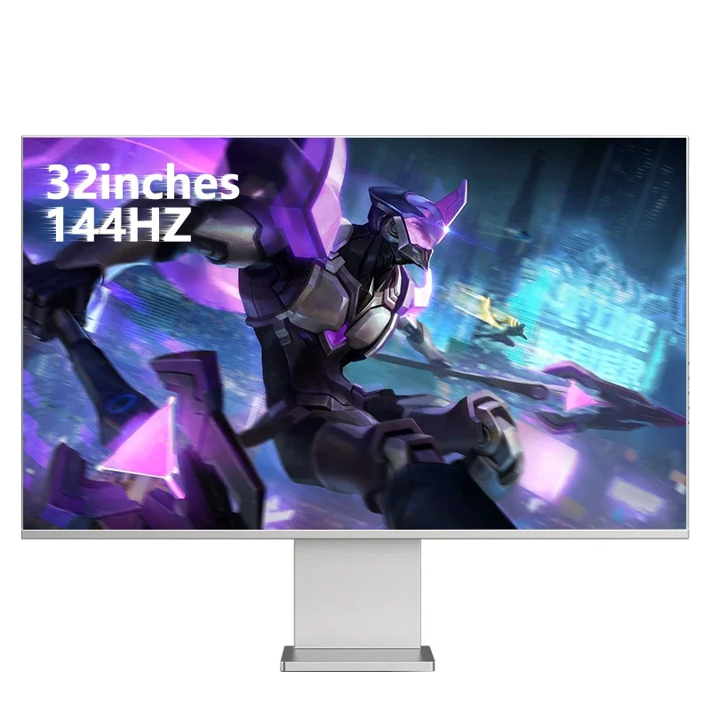 4K144HZ Refresh Rate Low Blue Light 32-Inch Desktop Monitor with All Aluminum Alloy Shell and Built-in Speaker