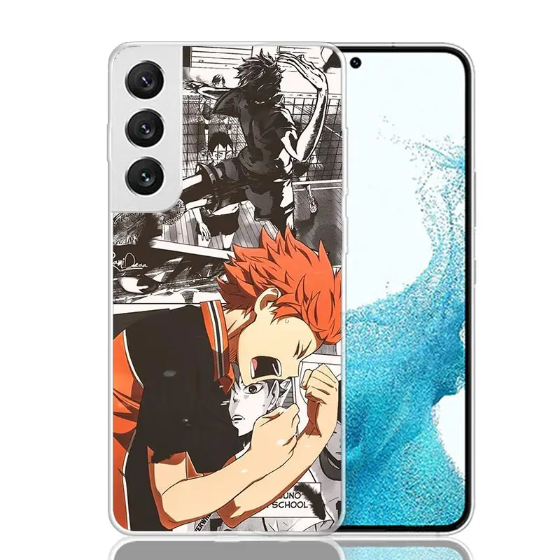 Haikyuu Oya Volleyball Anime Phone Case For Samsung Galaxy S24 S23 S22 S21 S20 Ultra S20 FE S10 Plus S9 S8 + Fundas Cover Coque