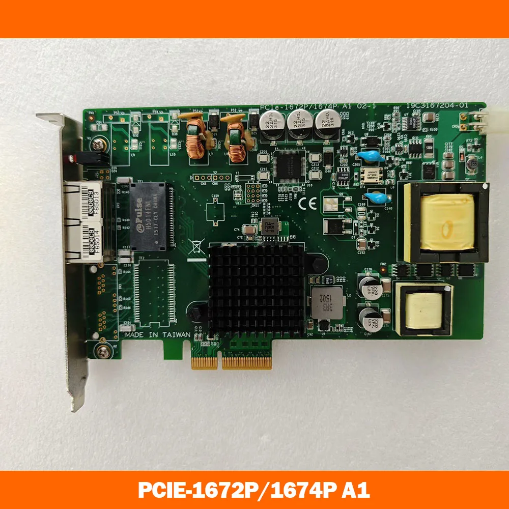 highly reliable PCIE-1672P/1674P A1 4-port POE power supply network card