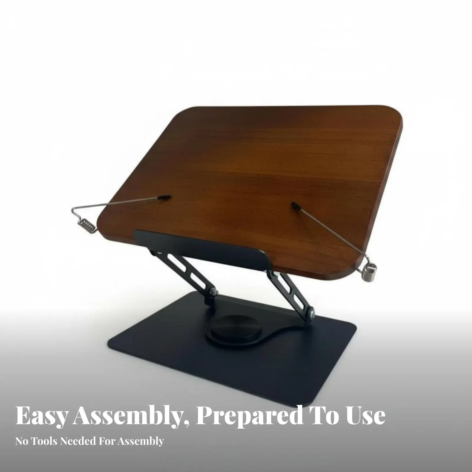 

Adjustable Literary Rest 360-Degree Rotation Adjustable Book Easel Handsunrestricted Ergonomic Design for Readers, Library, Dorm
