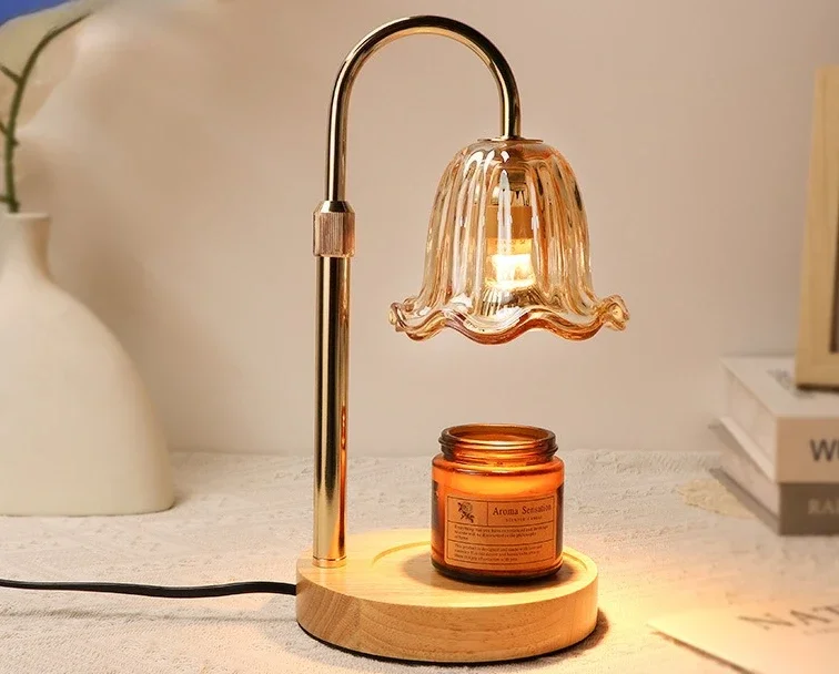 Retro Wax Warmer Lamp Minimalist Luxury Scented Candle Melter for Home Decoration