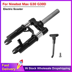 Scooter  Front Tube Shock Absorption For Ninebot Max G30 Front Suspension Modified Kit Electric Scooter With Foot Support Parts