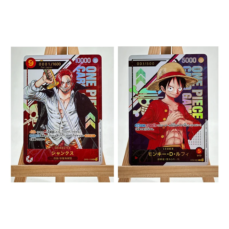 การ์ดสะสมตัวละครอนิเมะญี่ปุ่นวันพีซ โรบิน นามิ ลูฟี่ โซโล ซาโบ แชงค์ส ของเล่นทำเอง ของขวัญ