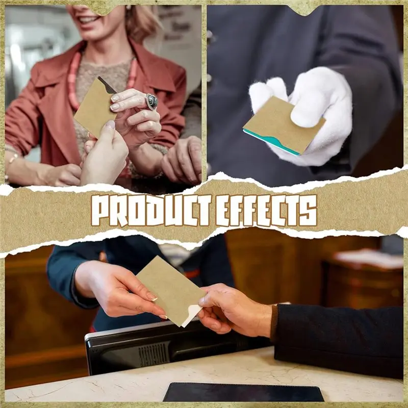

【THANKSGIVING DAY】Card Sleeve Envelopes 500-Pack Designed For Holding For Credit Cards, Hotel Keys, ID Tags, And Gifts