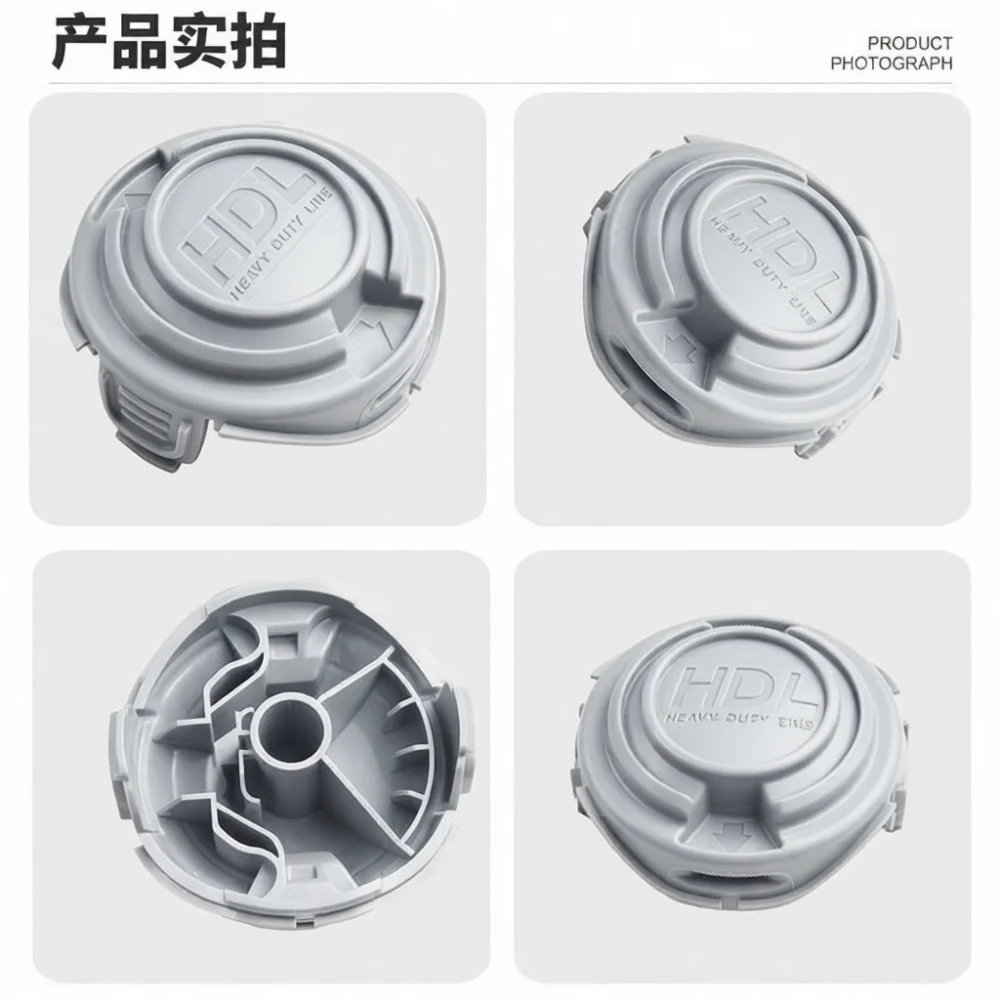 2 Trimmer Spool Cap Cover For Black Decker 90588530 Replacement Lawn Mower Parts Durable Abs Material Garden Equipment Tool