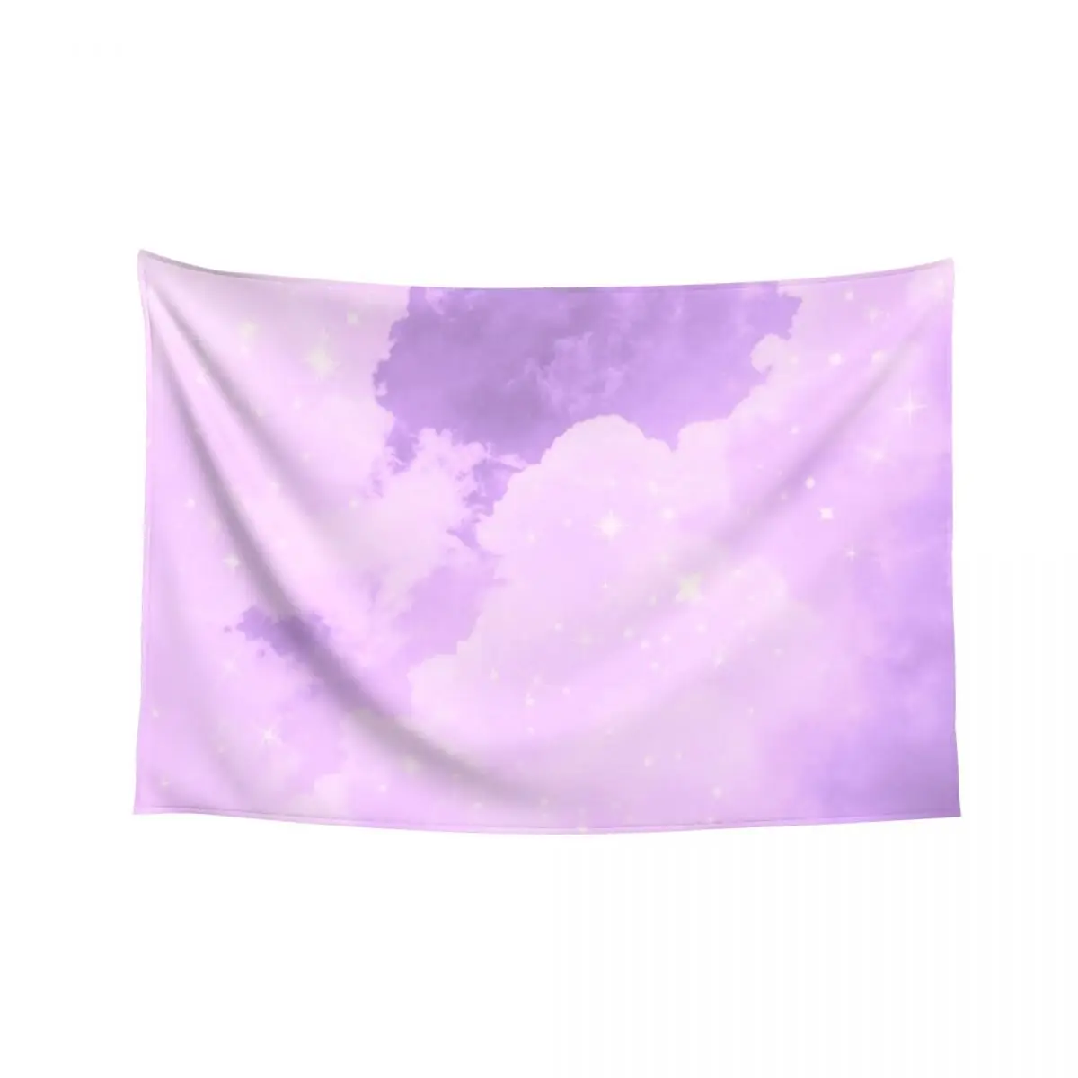 

Purple Cloud Glimmer Tapestry Bedroom Decor Wallpaper Room Decor Korean Style Tapestry