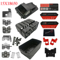 15X18650 Box For M18 Li-ion Battery Plastic Case Shell For Milwaukee 18V 9.0Ah Label Lithium Battery Housing Nickel Connector