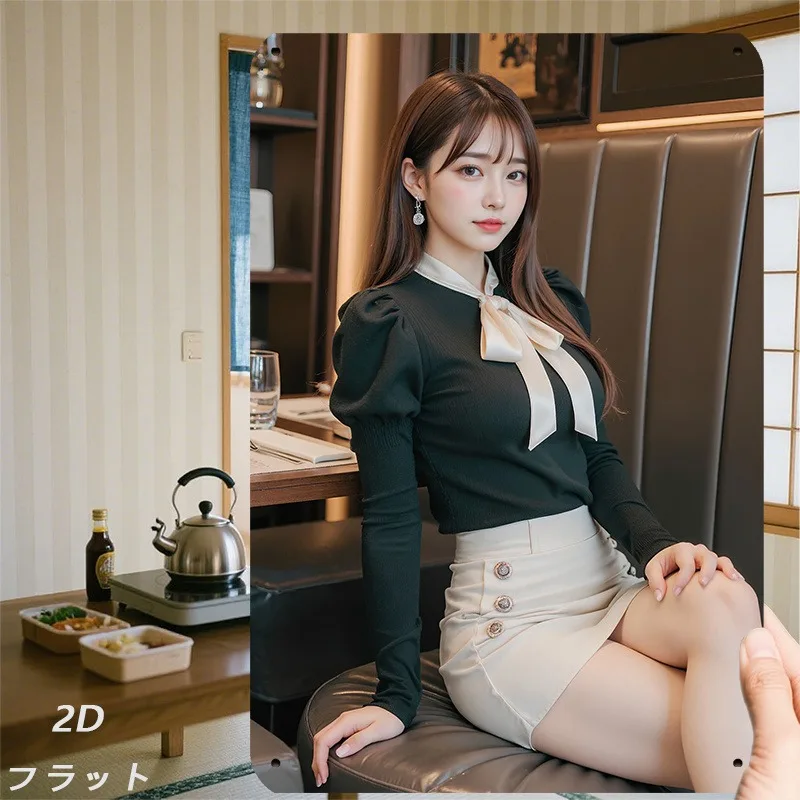 

Elegant Woman Portrait Metal Wall Art - 8x12 Inch Modern Minimalist Tin Sign for Living Room & Bedroom Decor