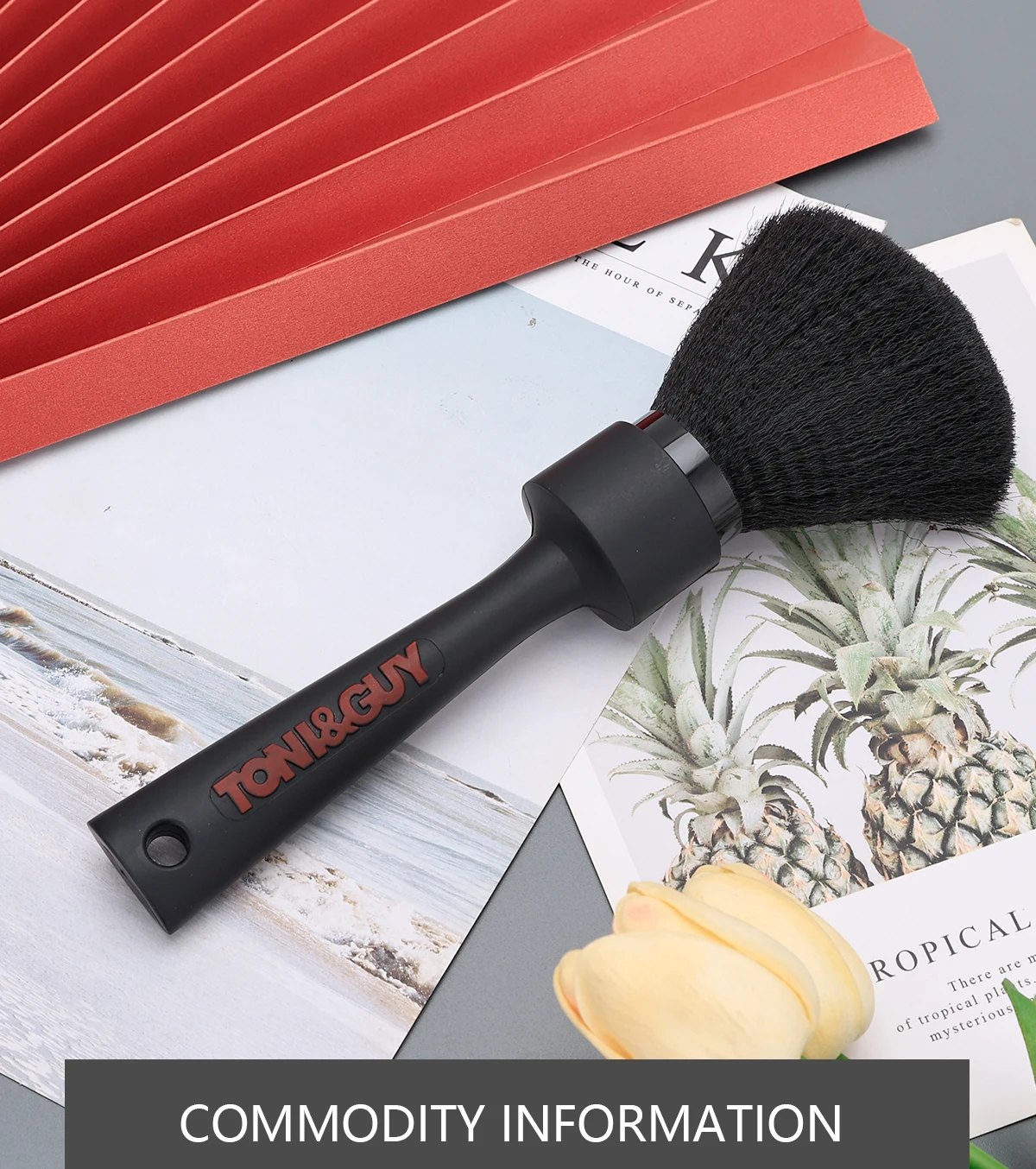 Friseur-Salon Weiche Haarbürste Nackenbürste Professionelle Salon-Gesichtsreinigungsbürste Friseur-Haarstaubpinsel Barbier-Werkzeug – Detail 4