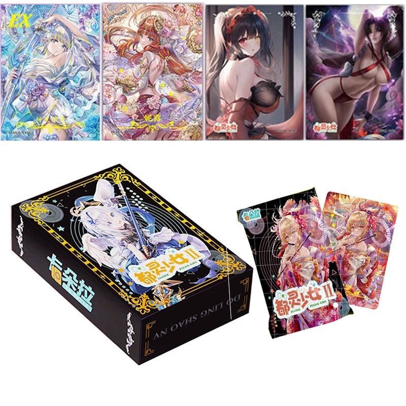 Goddess Story Collection Cards Turin Girl 2 Booster Box Anime Girl Party Swimsuit Bikini Feast Doujin Toys And Hobbies Gift