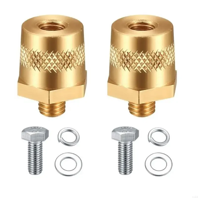 

Brass Battery Post Terminal Adapter Battery Terminal Connector Fittings For Vehicle Marine Power Systems