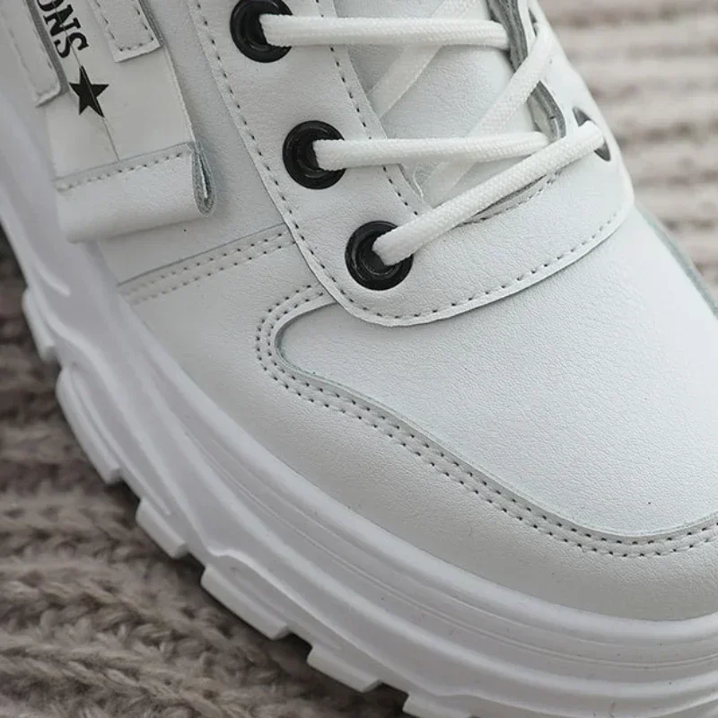 Winter Snow Boots for Women Casual High-top Shoes Warm Womens Sneakers Platform Ankle Boots Plus Size 45 Zapatillas De Mujer New image 5