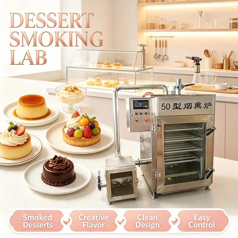 Industrial Smokehouse 100‑200kg Processing Oven Auto‑Temperature for Seafood Bacon Commercial Workshop Customized