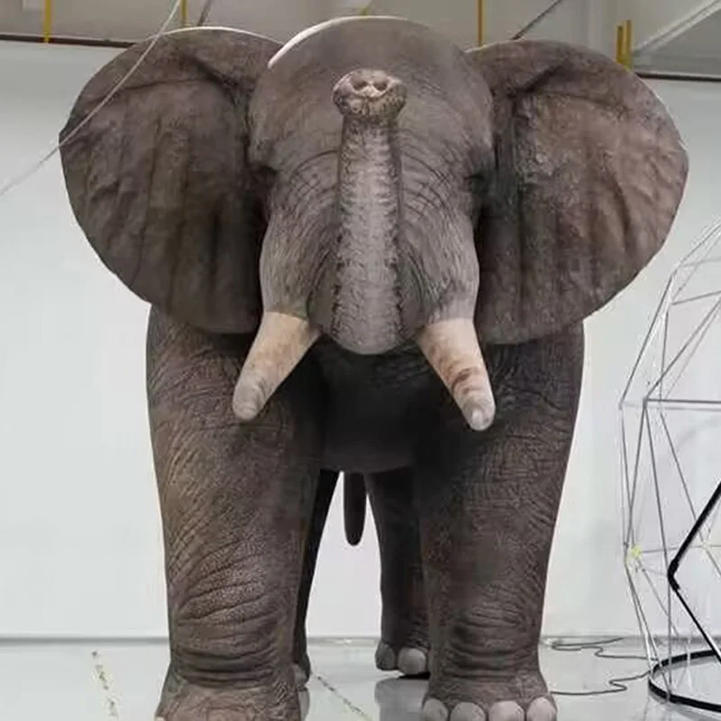 

Inflatable elephants, animal air models with blowers, and decorative props for outdoor large-scale event parades