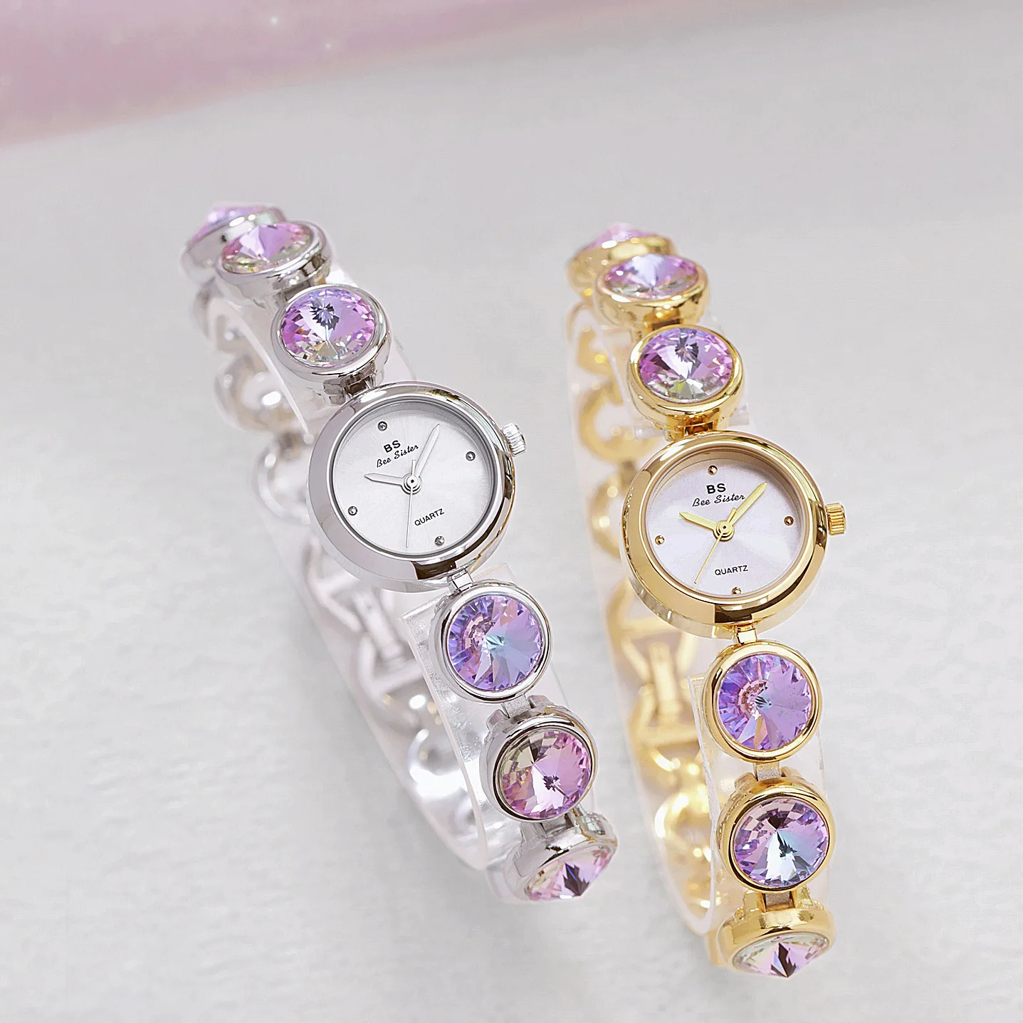 Jam Tangan Wanita Indah, Gaya Baru 2026, Amethyst Romantis dan Melamun, Kemewahan Ringan, Hadiah Wanita, Aksesori Wanita