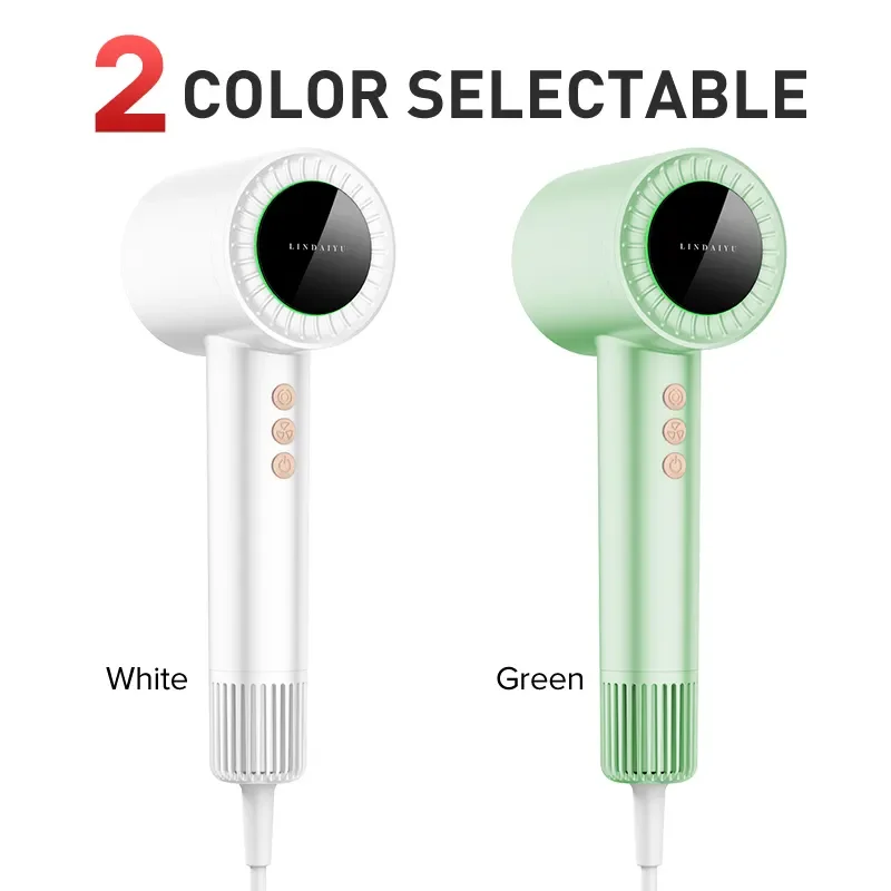 أفضل بيع المهنية المنزلية حبالي مجفف الشعر الأيونية عالية السرعة مجفف للنفخ للشعر المجعد والمستقيم للاستخدام في الفندق