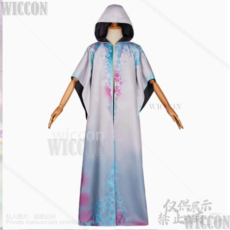 Viktor Arcane Anime Game LOL Cosplay Costume Long Cape Cloak Hooded Hextech Coat White Suit Men Christmas Halloween Customized