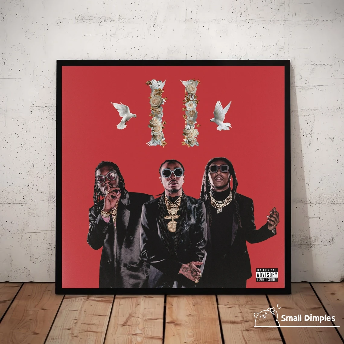 

Чехол-постер с изображением музыкального альбома Migos Culture II, холст, Художественная печать, украшение для дома, настенная живопись (без рамки)