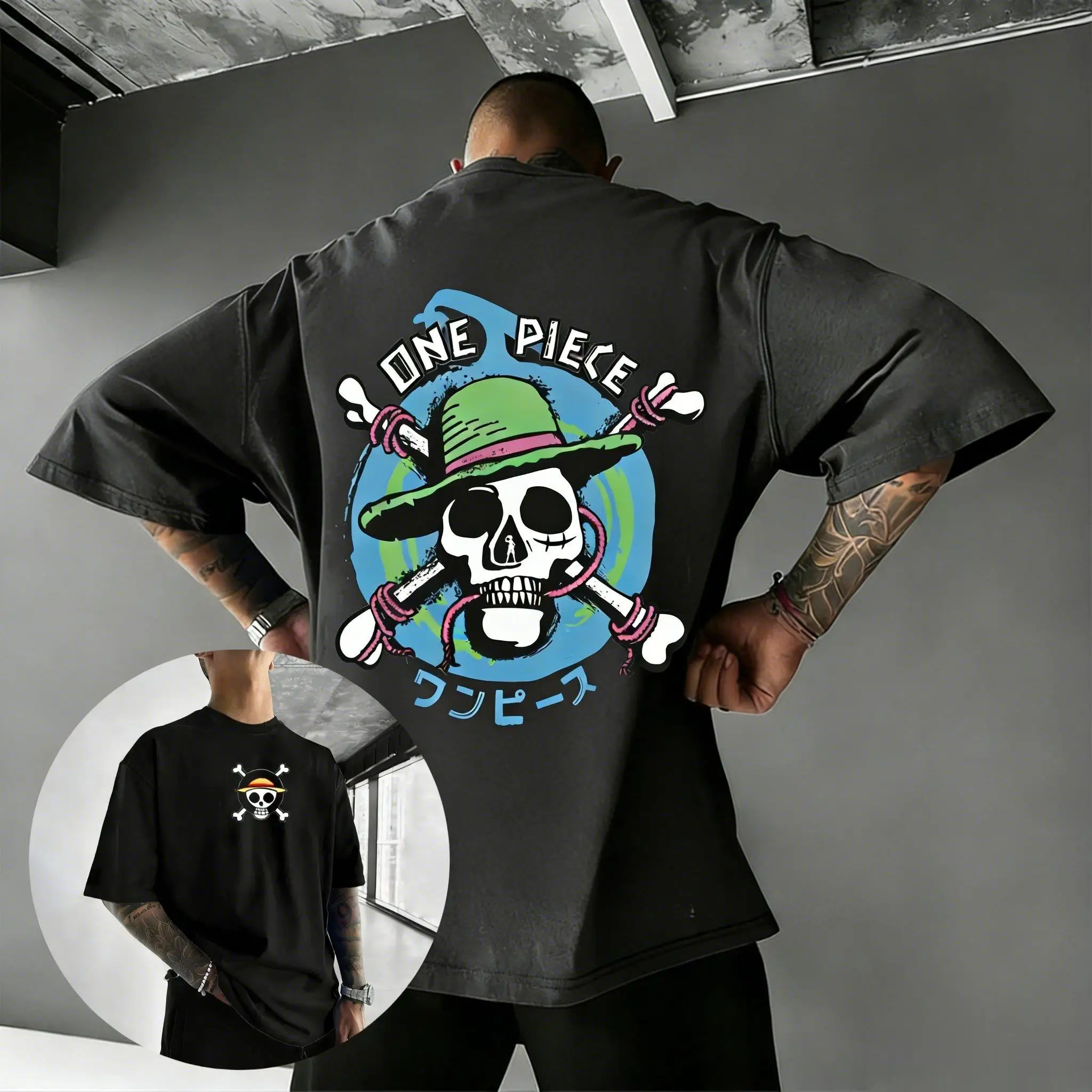 للجنسين قطعة واحدة أنيمي تي شيرت الرجال النساء اليابانية القطن قصير الأكمام الجرافيك المحملة الصيف الشارع الشهير رداء علوي غير رسمي Y2k الملابس 2026