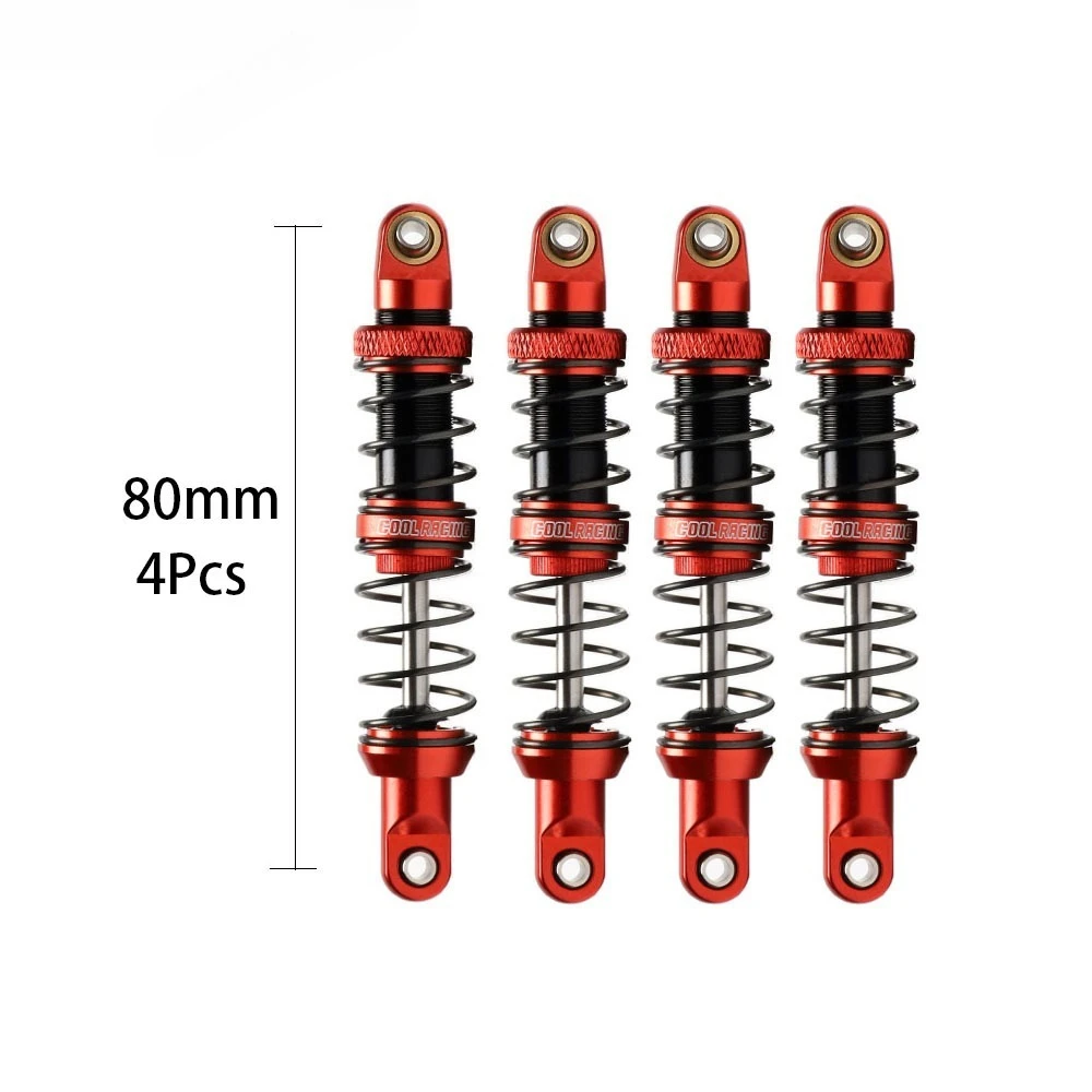 2 قطعة الهيدروليكية مرحلة مزدوجة امتصاص الصدمات 70-120 مللي متر ل 1/10 RC الزاحف سيارة Traxxas TRX4 المدافع محوري SCX10 RC4WD D90 90046