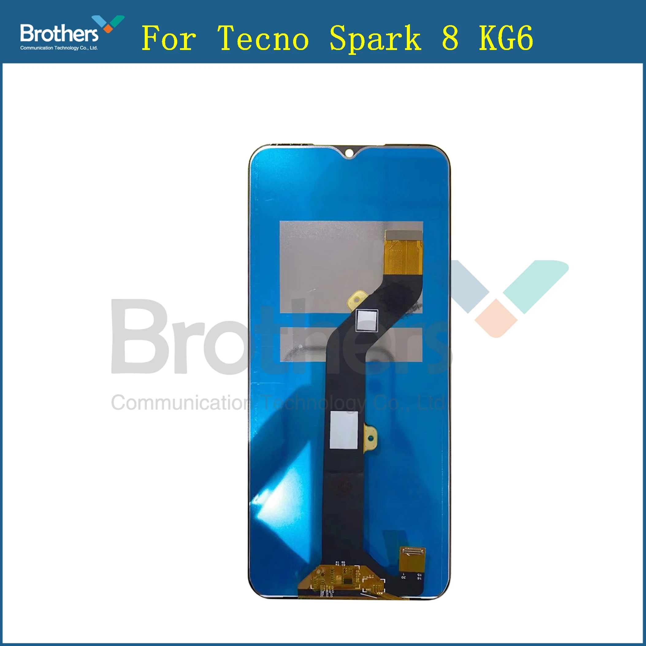 

6.6''For Tecno Spark 8C LCD KG5k KG5j KG5n Display Touch Screen Digiziter Assembly For Spark 8 PLus 8T KG7 KG6P LCD