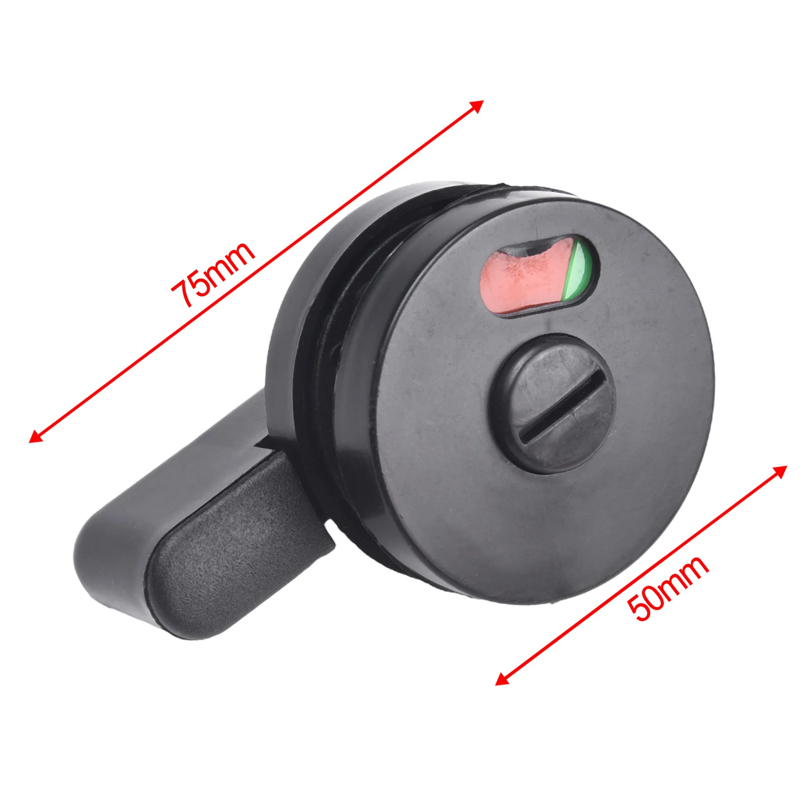 

Черный нейлоновый пластиковый дверной замок-индикатор занятости с надписью «Занят/Пусто» для туалета, душа, общественных санузлов