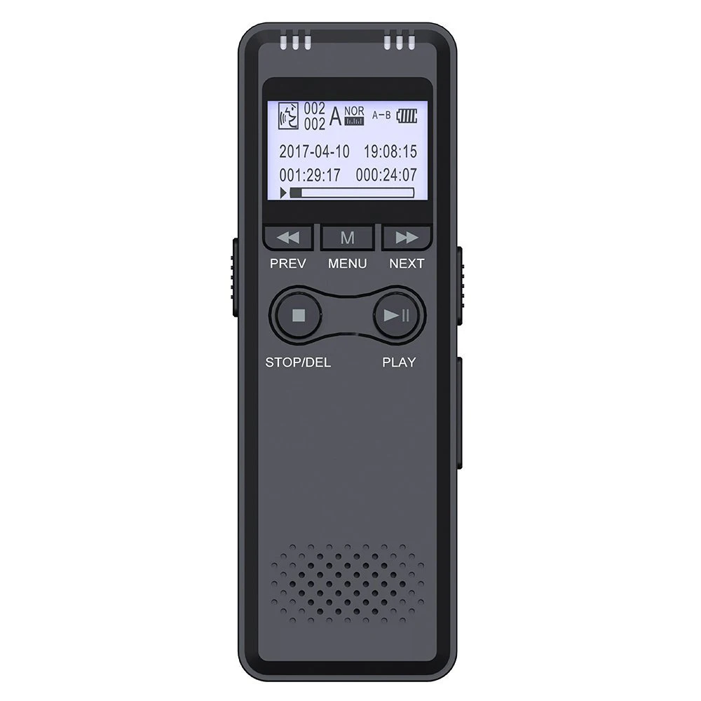 

V30 64GB Digital Voice Activated Recorders HD Audio Sound Recording Portable Recorder HiFi MP3 Players