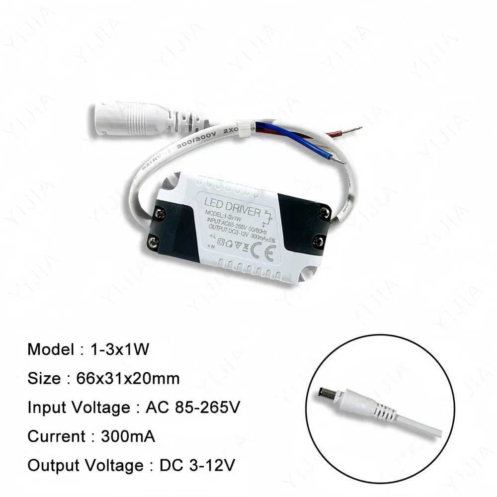 AC85-265V LED Driver Power 1-3W 3-5W 4-7W 8-12W 12-18W 18-25W 25-36W 36W 30W 50W 48W DIY Power Supply Lighting Transformers
