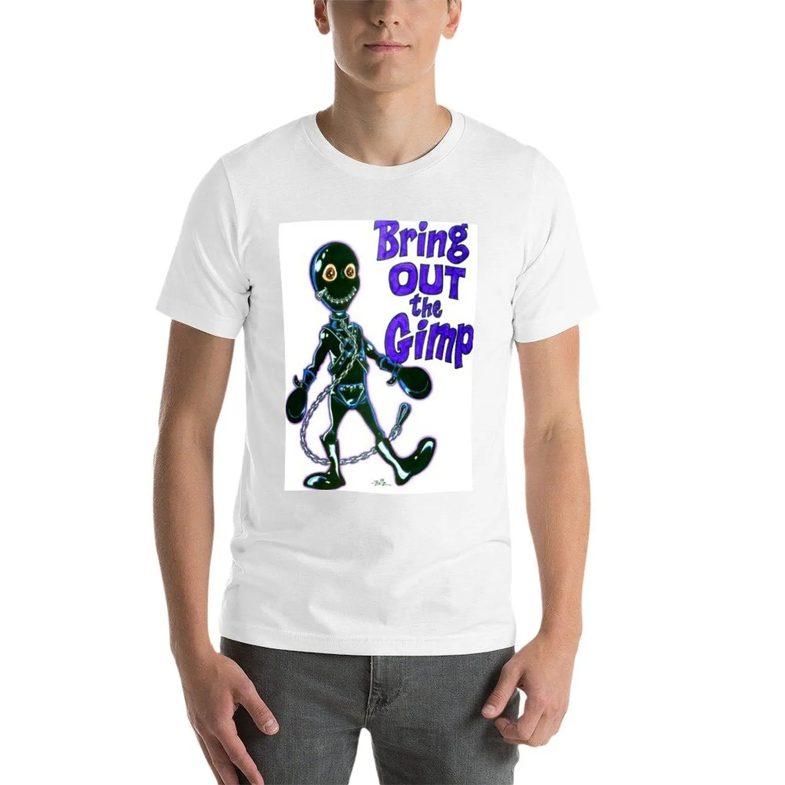 رجل قميص تي خارج الرجال مصمم القطن تي 100٪ تي شيرت تي شيرت قميص القطن رجل جلب Gimp