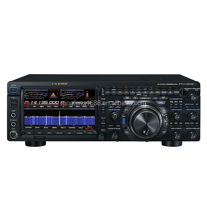 Amateur Radio HF 50 MHz Transceiver 100 Watt SDR Shortwave Radio Yaesu FTDX101D Two-Way Radio