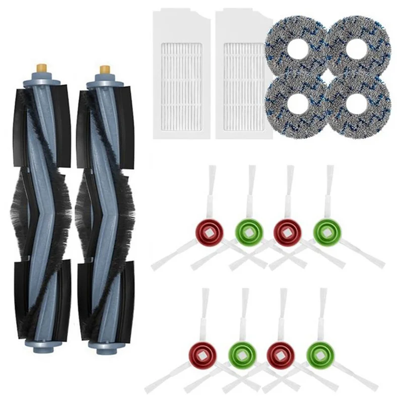 Części zamienne Szczotka rolkowa Filtr szczotki bocznej kompatybilny z akcesoriami do odkurzaczy Ecovacs Deebot T10 Turbo