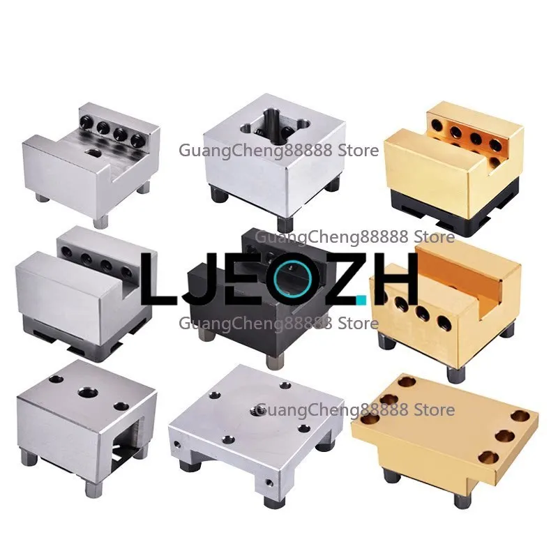 

1pc 81x51 Flat Type Stainless Steel Chuck Electrode Clamp Seat Spark Machine Copper Male Clamp Seat CNC Precision