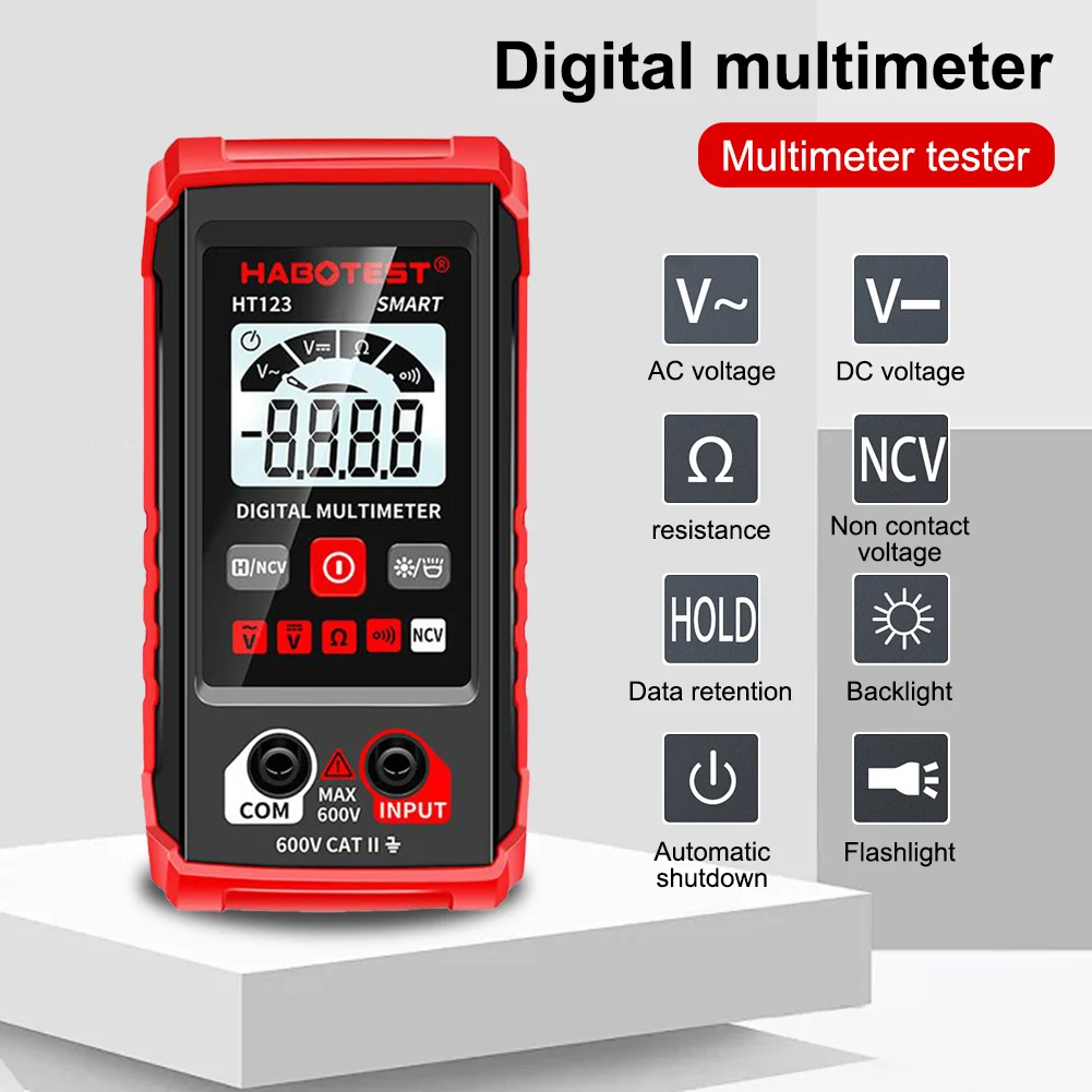 Fully intelligent digital multimeter, no need for gear shifting, small mini, fully automatic recognition and maintenance