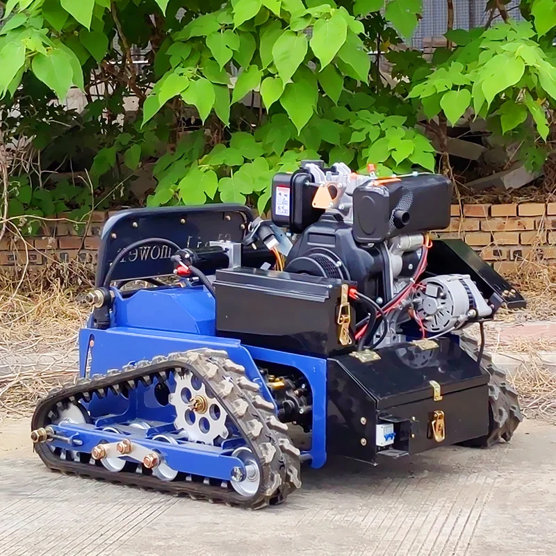 Customized Mini Smart Crawler Lawn Mower Cordless 4-Stroke Rechargeable Brush Cutter for Golf Courses