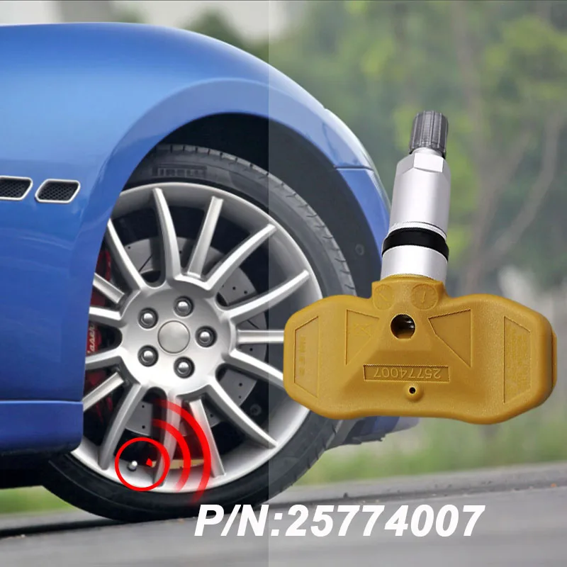 

1/4PCS 433MHZ TPMS Tire Pressure Sensor For Cadillac CTS 2007-2011 Chevrolet Trailblazer 2001-2010 Saab 9-7x 2005-2009