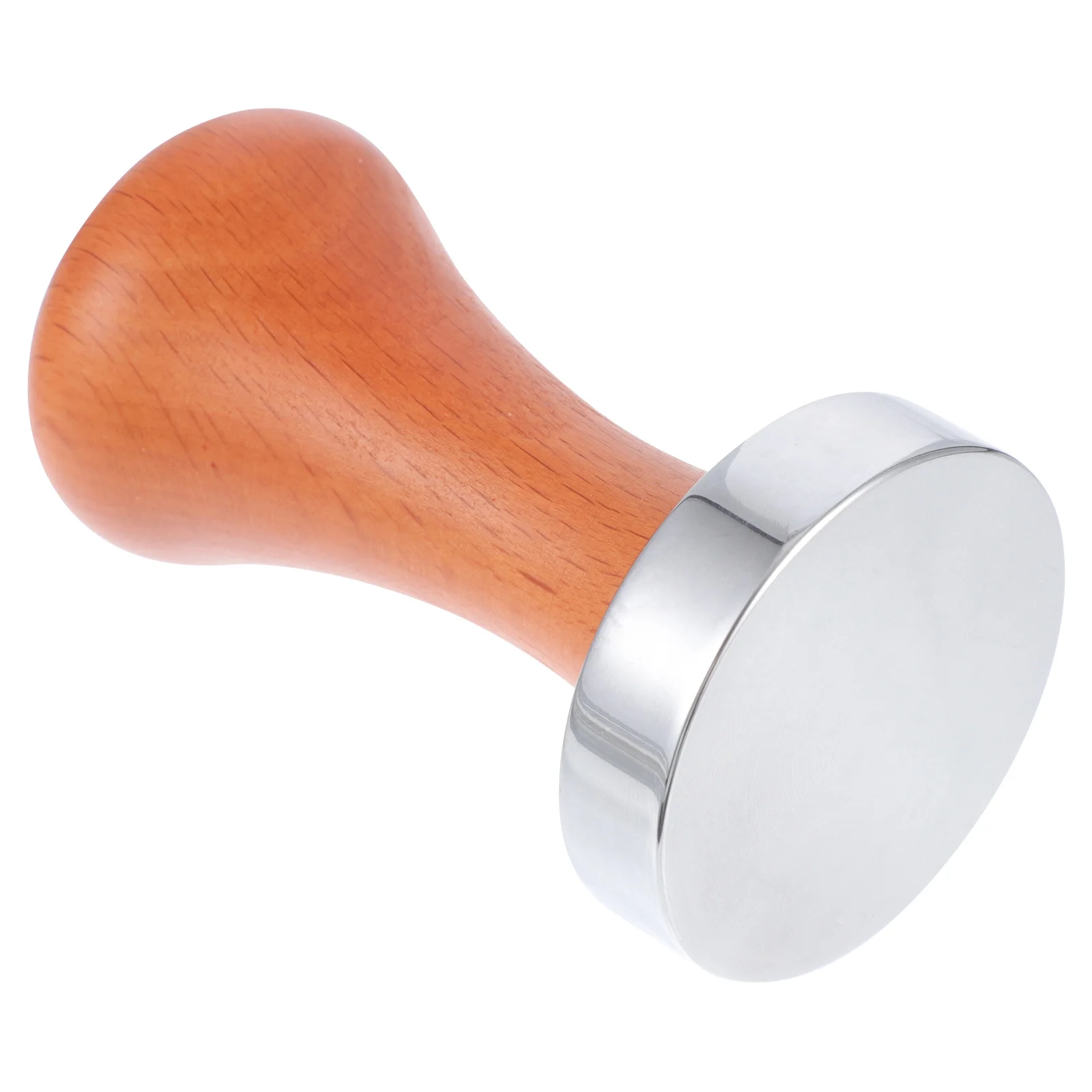 

51 Mm Coffee Tamper Espresso Ground Tool Tamping Tools Powder Supply Wood with Base Flat