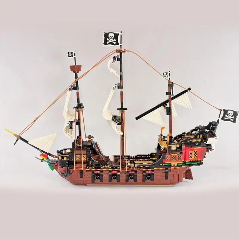 Moc Building Bricks Pirate Ship Model Avenging Mermaid Boat Technology Modular Blocks Gifts Christmas Toys DIY Sets Assembly