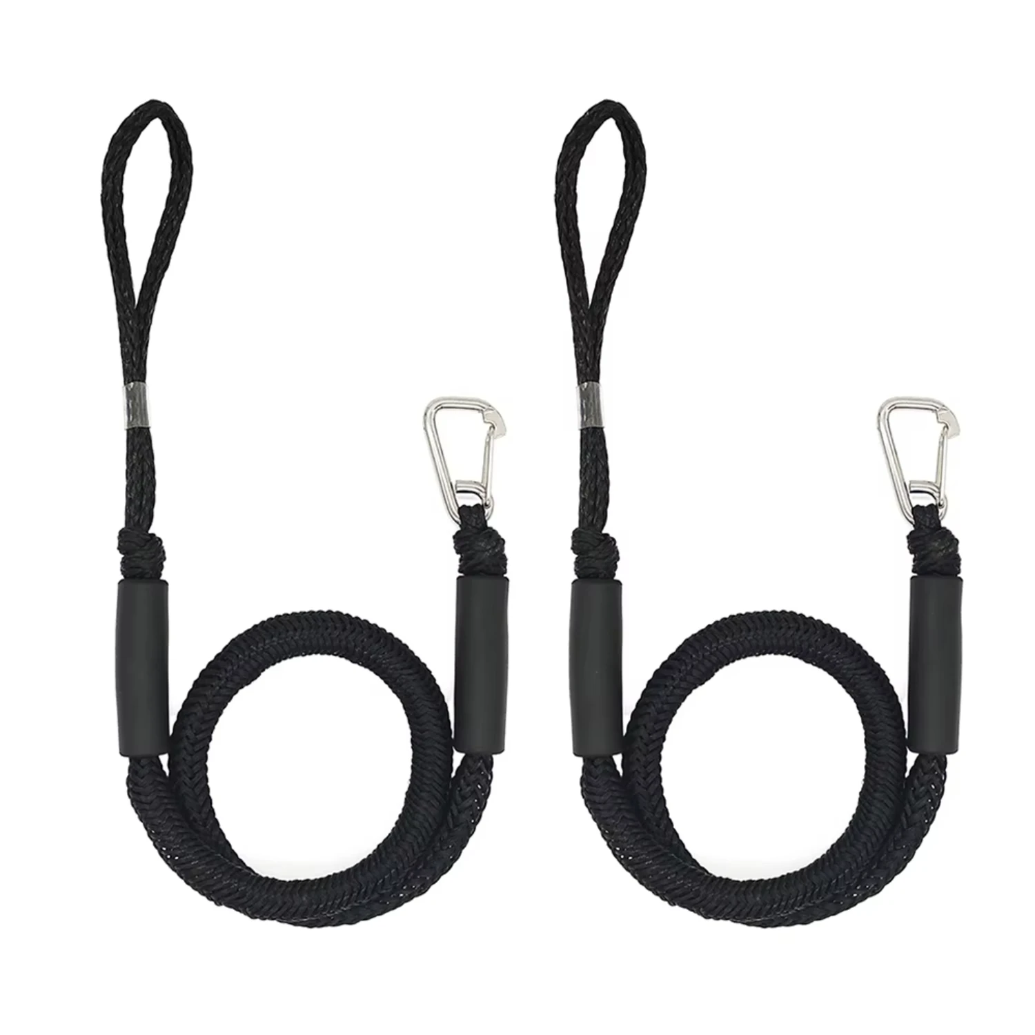 Stretchable Boat Bungee Dock Lines for Kayak Jet Ski Canoe Power - Mooring Rope Shock Docking Rope - Boat Accessories