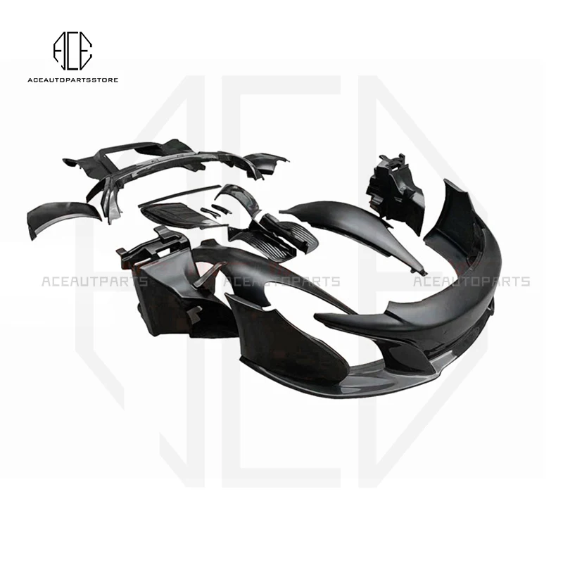 

FRP front bumper and rear bumper mudguard suitable for McLaren 12C MP4 upgraded 650S body kit