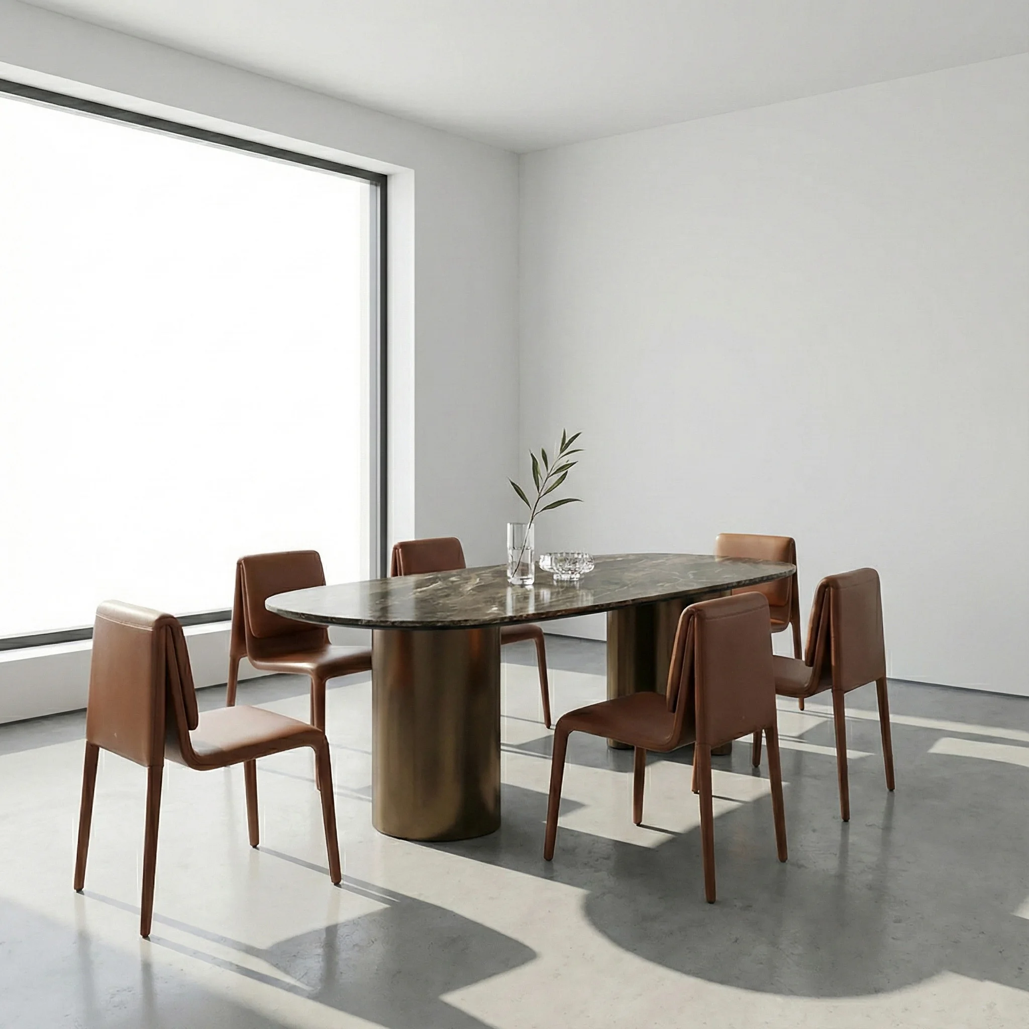 

Blakc Pandora Marble Dining Table Luxury Texture Gold Legs Restaurant Table With 6 Chairs