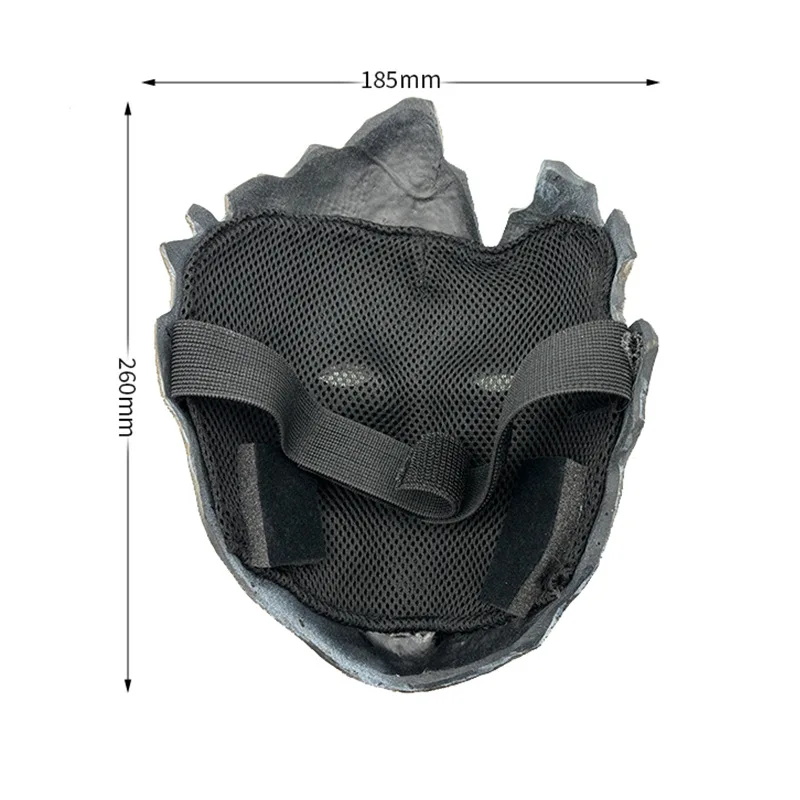 Zwarte Mythe: Wukong Taoïstische Priester Masker voor Volwassen Man Half Gezicht Halloween Masker Maskerade Carnaval Party Props Hars Materiaal