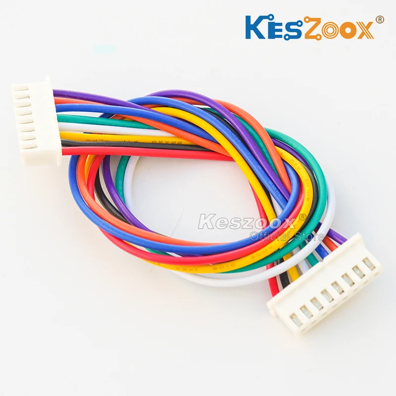 

Keszoox JST XHP-8 XH 2.54mm Wire Cable Connector 8Pin Male Housting With 22AWG Wire Length of 10-100cm【Support Customized】